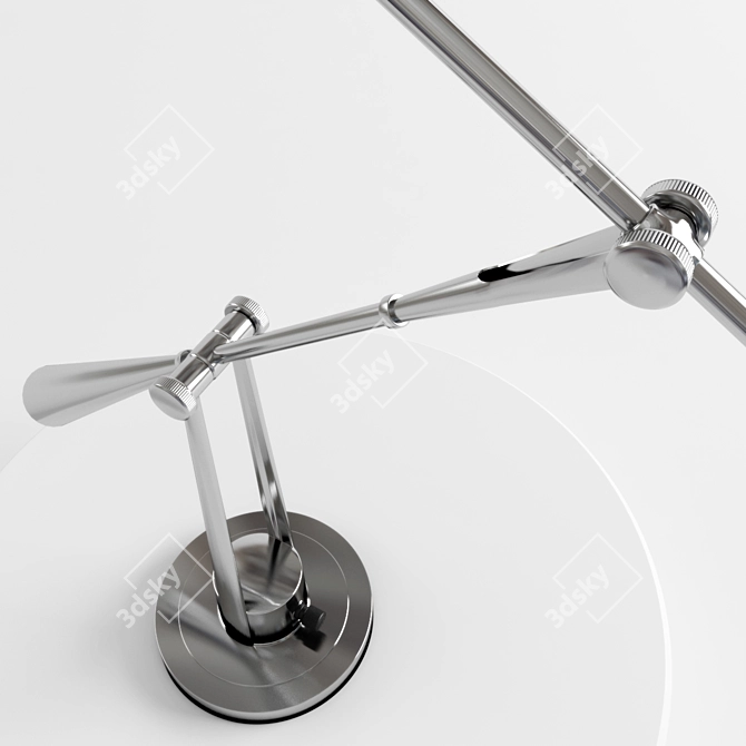 Elegant Adjustable Equilibrium Lamp 3D model image 2