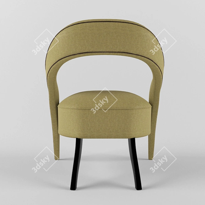 Modern Elegance: TELLUS Armchair 3D model image 2