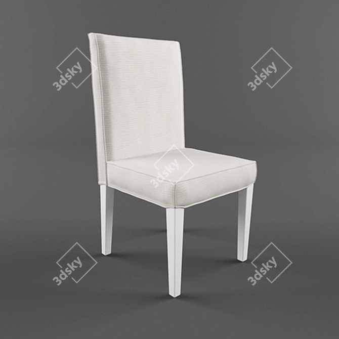 Sleek and Stylish IKEA Chair 3D model image 1