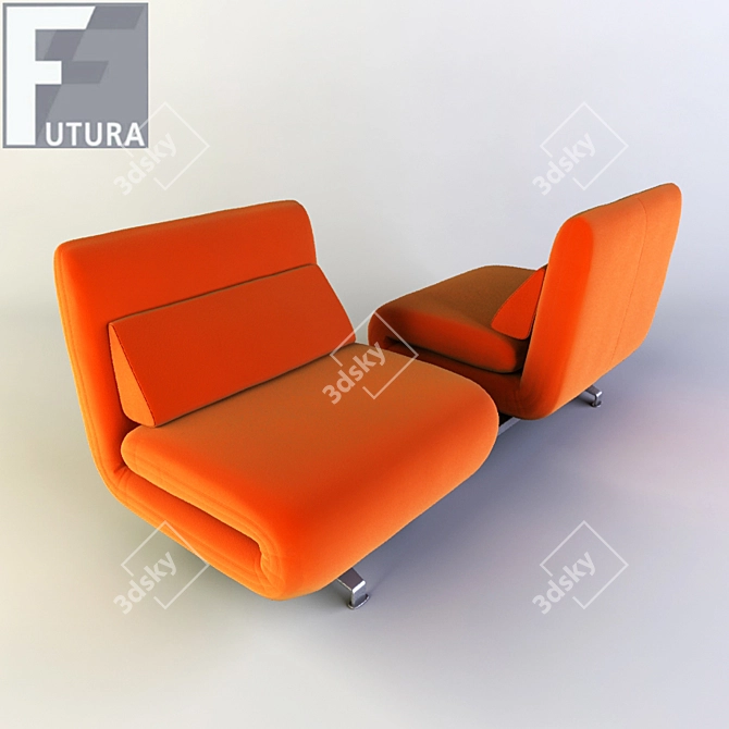 Futura Le Vele Multi-Purpose Sofa 3D model image 1