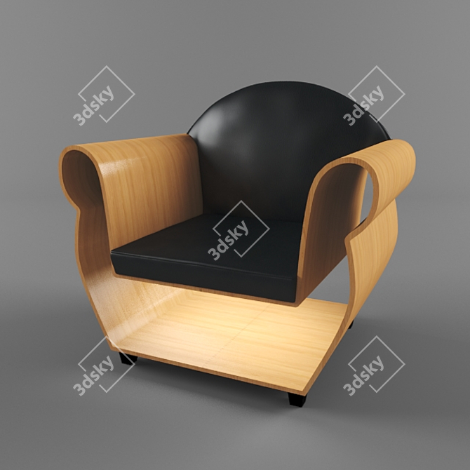 Illuminated Chair 3D model image 1