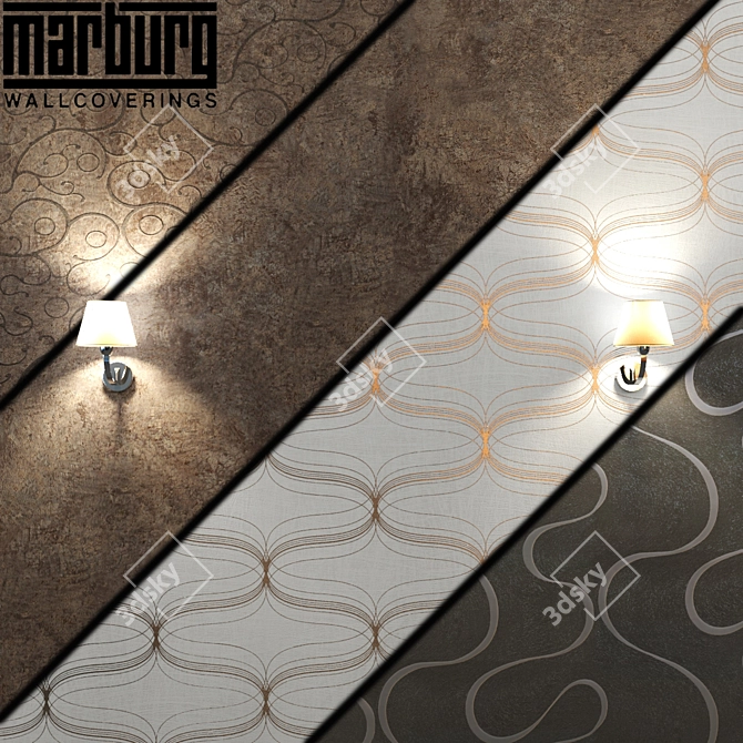 Marburg Wallpaper Collection | 77722, 77701, 53150, 53364 3D model image 1