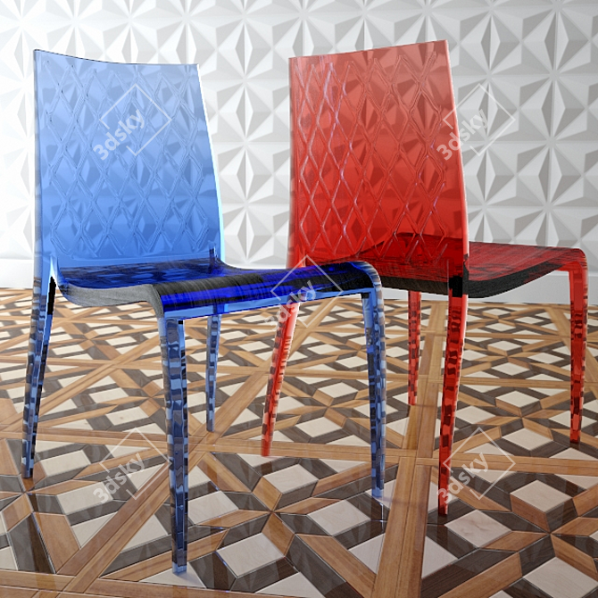 Energizing Beauty: KI 12 Chair 3D model image 1