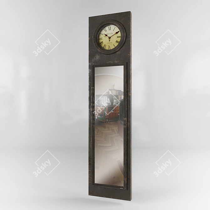 Reflective Timepiece: Dialma Brawn 3D model image 1