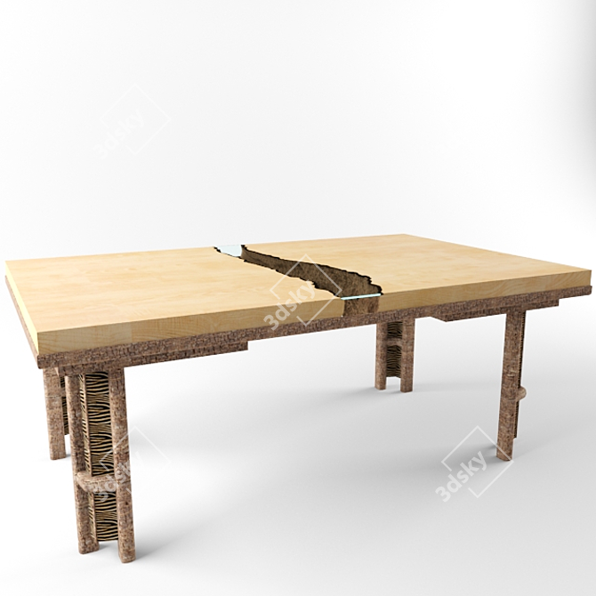 Afrika: Exotic Table for Your Home 3D model image 1