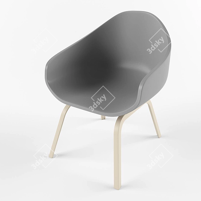 Modern Style Chair 3D model image 1