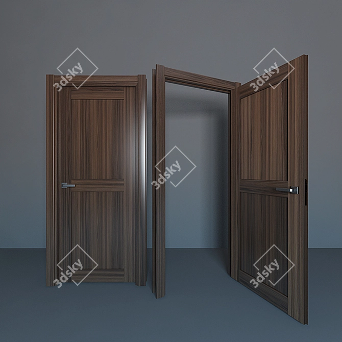 Prio NS Volhovets Doors: 9 Models, 4 Colors 3D model image 3