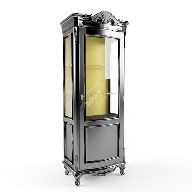 Elegant Display Cabinet: Perfect Showcase 3D model image 1