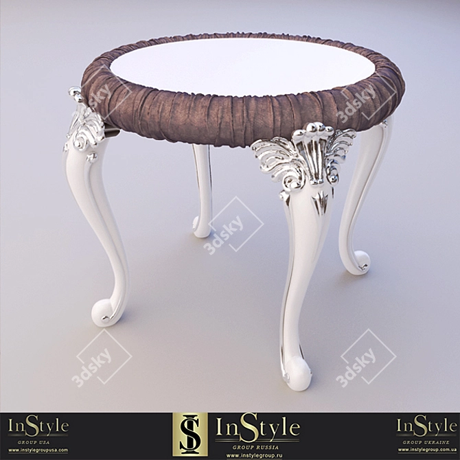 Title: Faberge Collection Side Table 3D model image 1