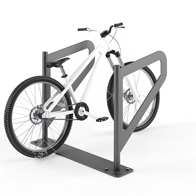 4-Bike Velopark: Secure & Convenient 3D model image 3