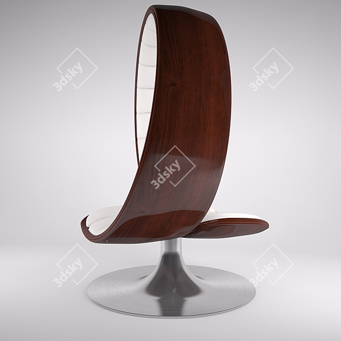 Cozy Embrace: Hug Chair 3D model image 3