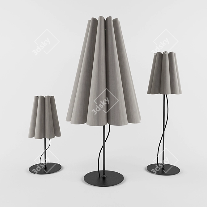 Modiss Zinnia Pendant Lights 3D model image 2