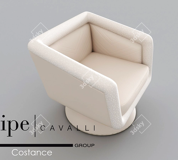 Elegant Visionnaire Chair 3D model image 1