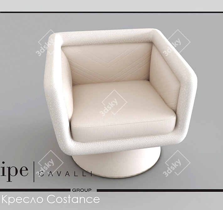 Elegant Visionnaire Chair 3D model image 2