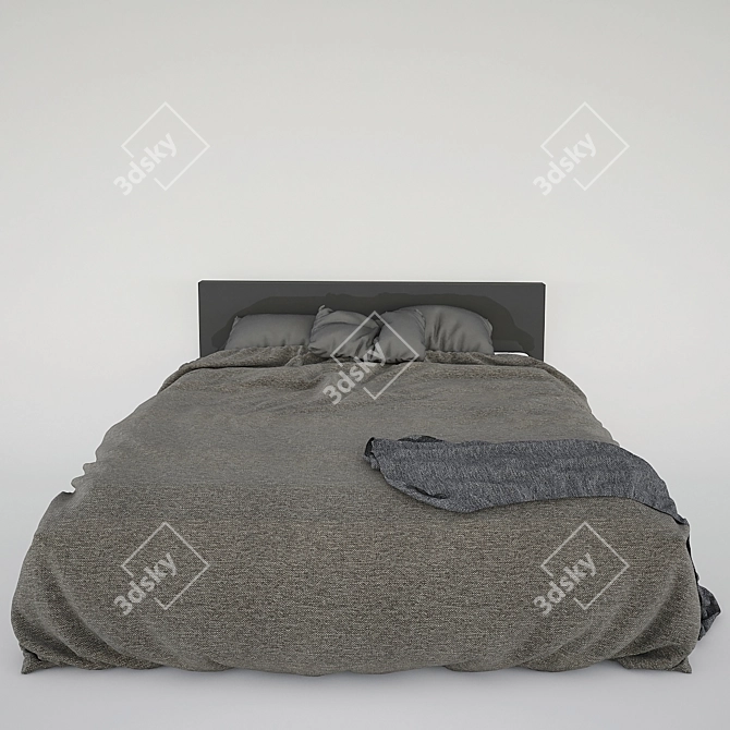 Contemporary Sleeping Haven 3D model image 1