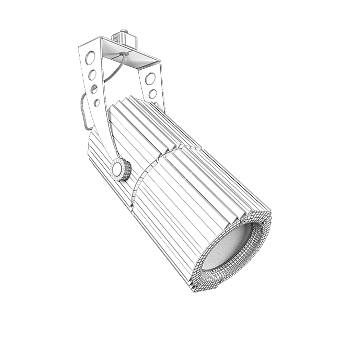 BRILUM ESTRA 10 Silver Track Lighting 3D model image 2