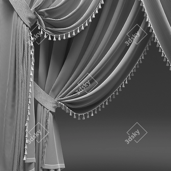 Elegant Drapes for Any Room 3D model image 3