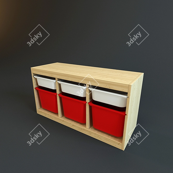 Ikea Toy Tidy: Organize and Store 3D model image 2