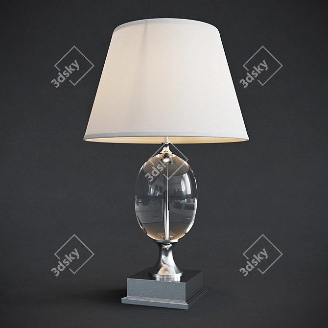  Elegance Elevated: Eichholtz Galvin Lamp Table 3D model image 1