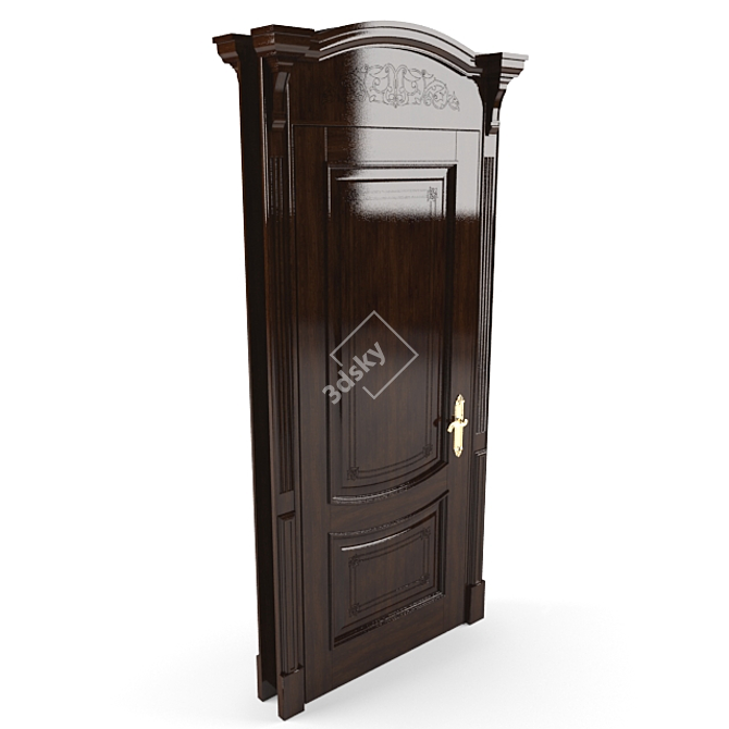 Elegant Door Classics 3D model image 1