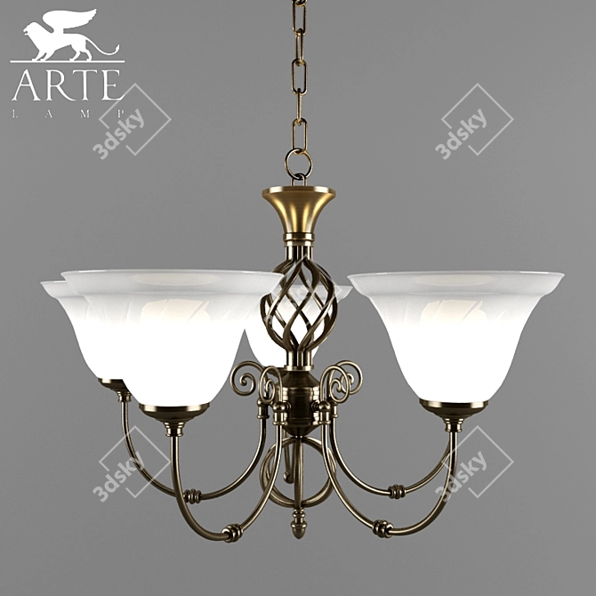 Zanzibar Decorative Classic Suspension Lamps 3D model image 1