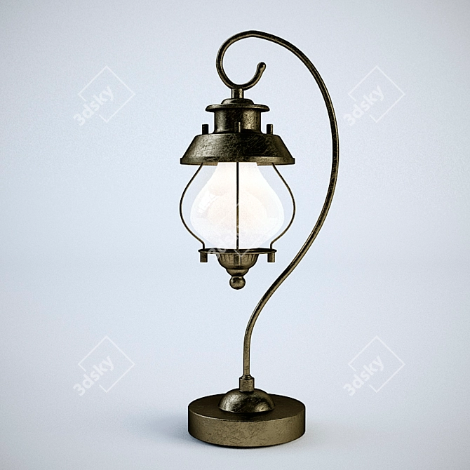 Elegant Lucciola Table Lamp 3D model image 1