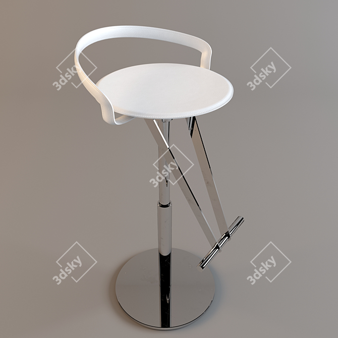 Elegant Cayman Chair 3D model image 1