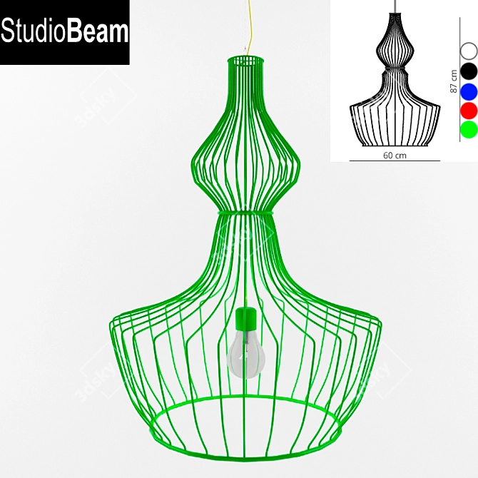 Illuminate Your Space with Studio Beam 3D model image 3