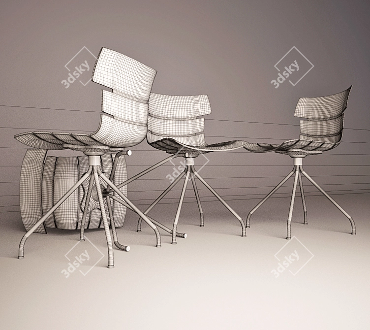 Cosmo Return Chair: Maximize Comfort 3D model image 3