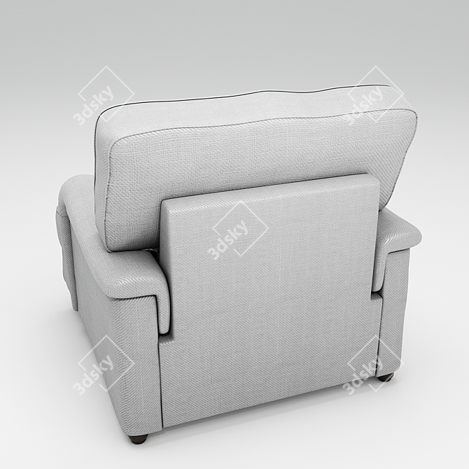 Library Freebie Chair 3D model image 2