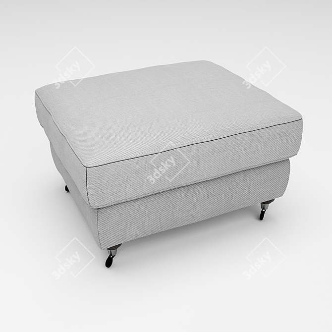 Quick-Grab Archive Ottoman 3D model image 1