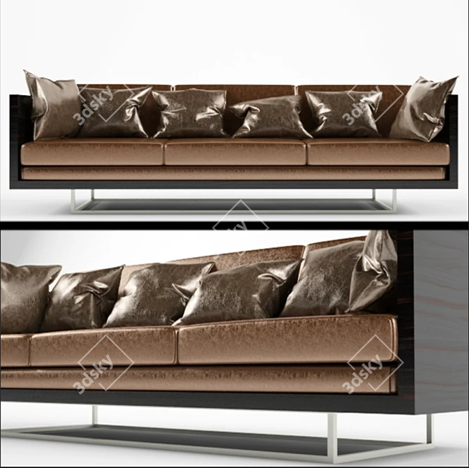 Futuristic Smart Sofa 3D model image 1