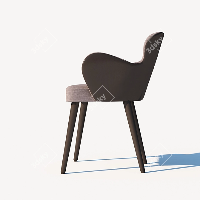 Sleek Sonoma Chair for Modern Interiors 3D model image 2