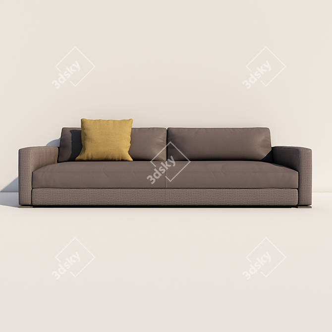 Cassandra Sofa: Elegant and Luxurious 3D model image 1