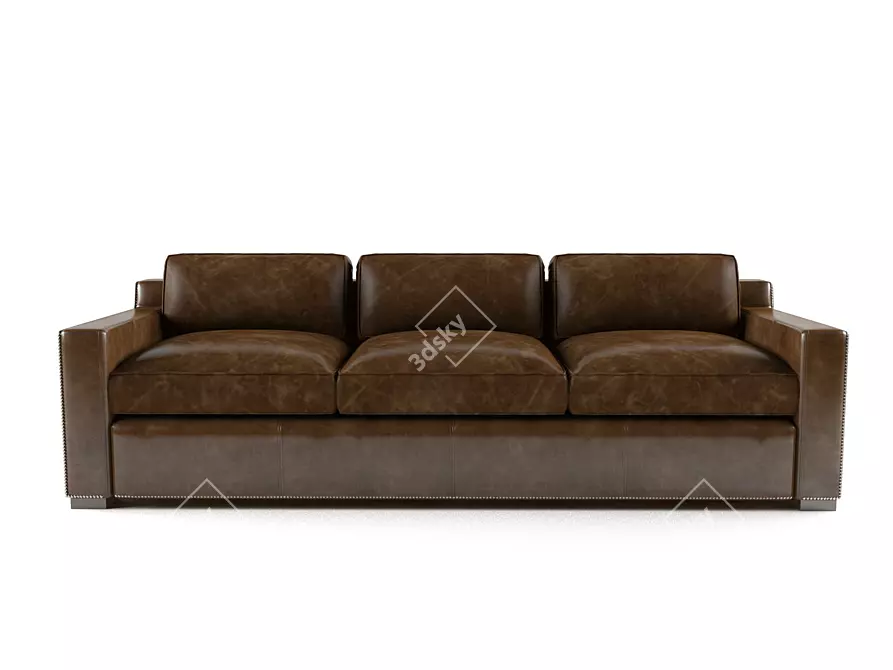 Elegant Comfort Sofa 3D model image 2