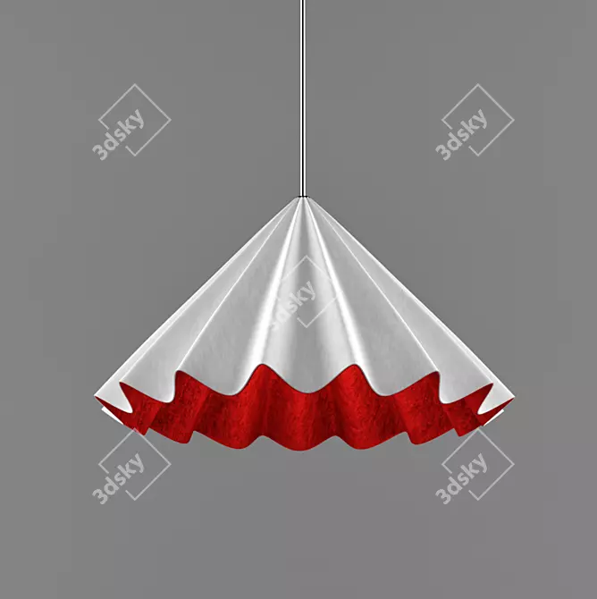 Elegant Motion Pendant 3D model image 2