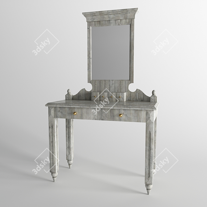 Modern Dressing Table 3D model image 1