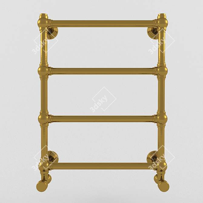 WarmLux Heated Towel Rail 3D model image 2