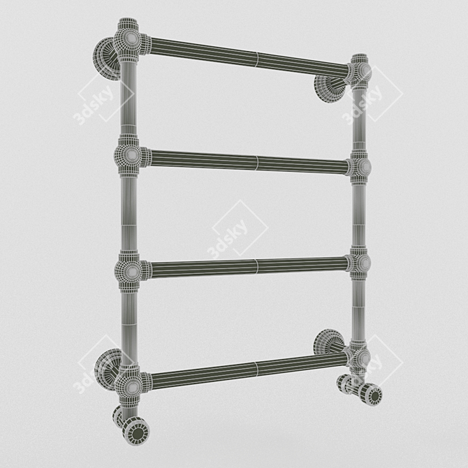 WarmLux Heated Towel Rail 3D model image 3