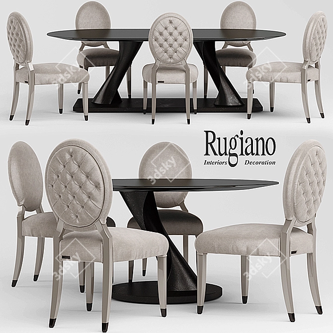 Elegant Rugiano Rea, Zoe, Cathy 3D model image 1