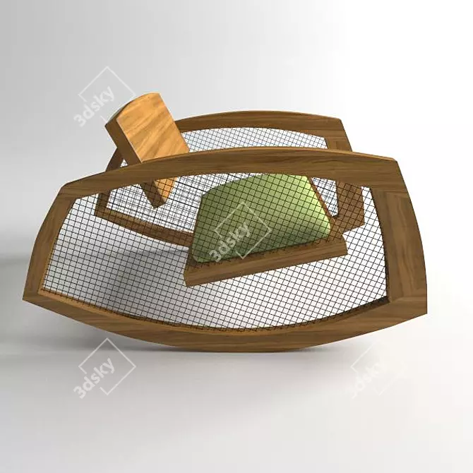 Comfort Rocker: The Perfect Place to Relax 3D model image 2