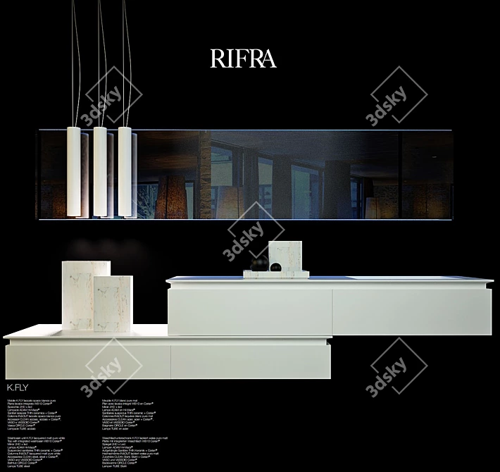 Sophisticated RIFRA K.FLY Furniture 3D model image 2