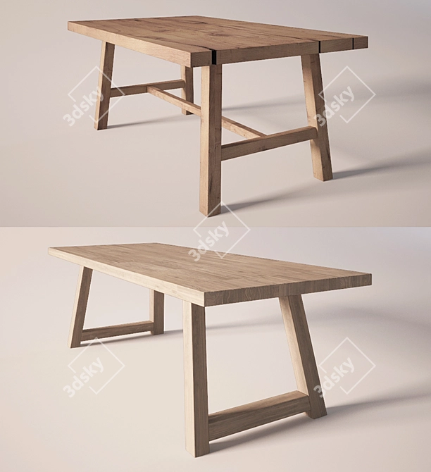 Elegant Table Collection 3D model image 3