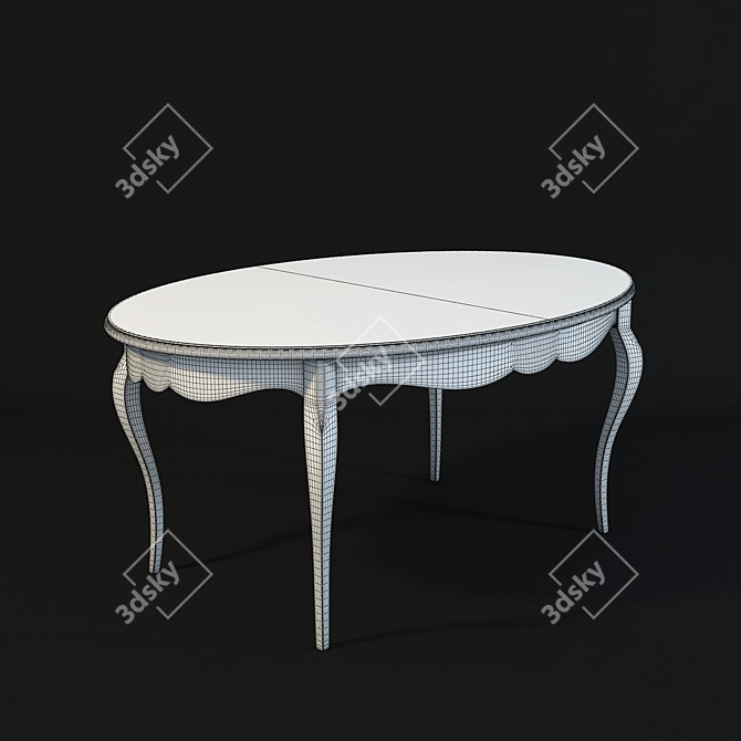 Elegant PALERMO Table 3D model image 2