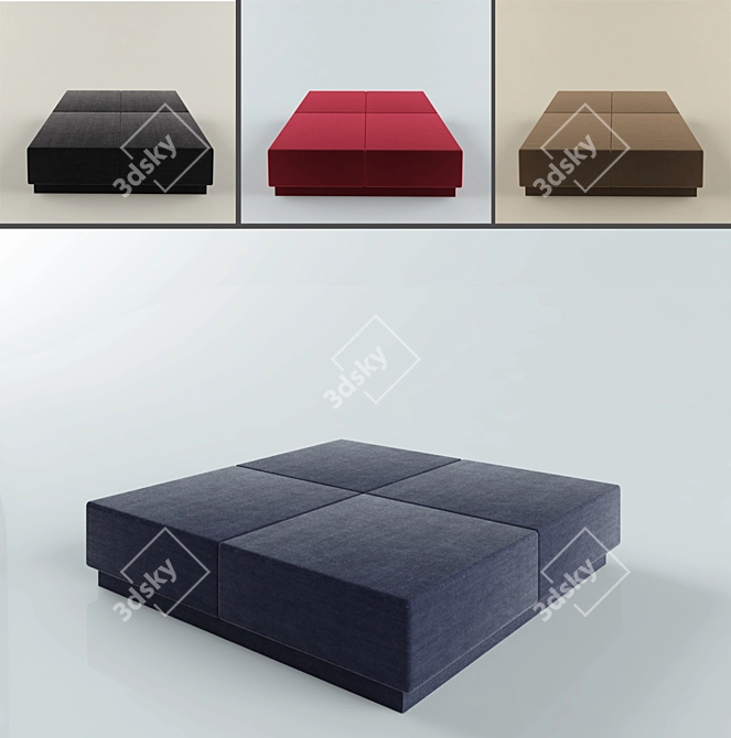 Modern Coffee Table 3D model image 1