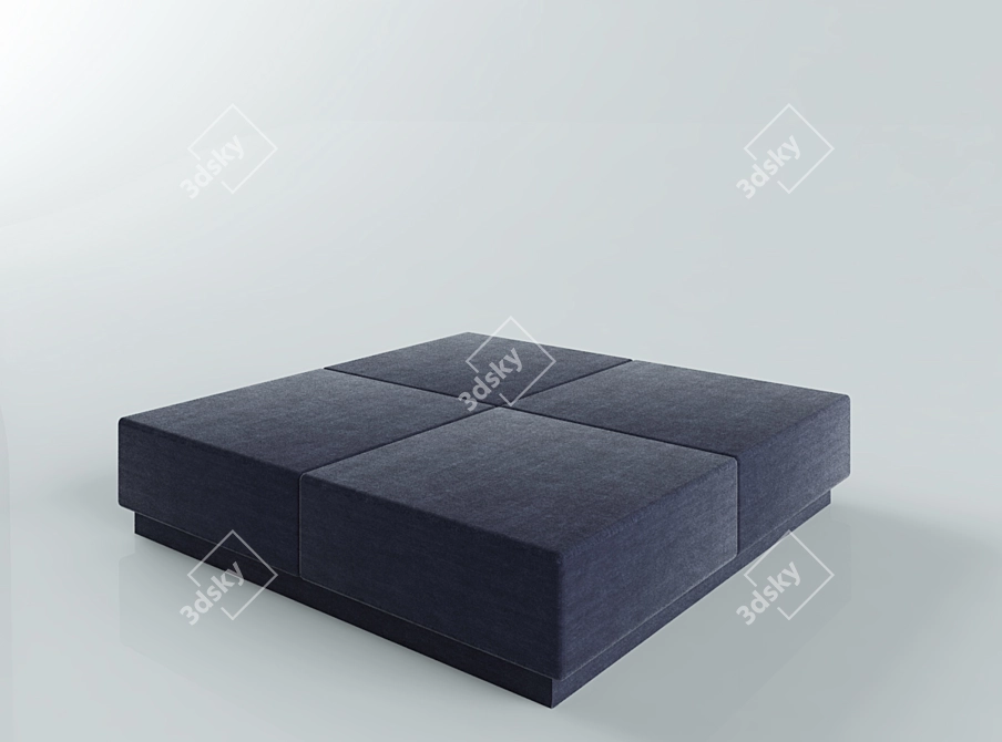 Modern Coffee Table 3D model image 2