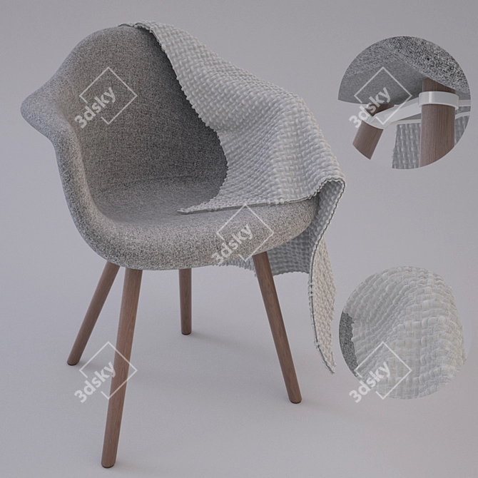 Cosy Comfort Custom Chair 3D model image 1