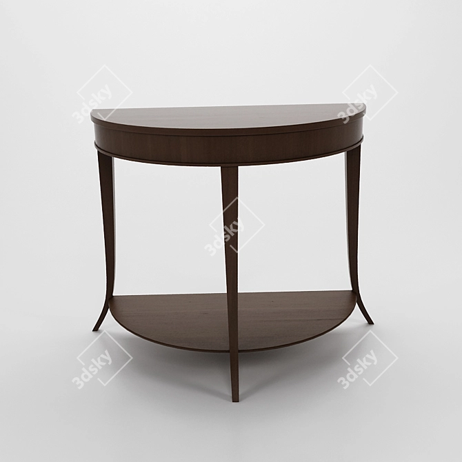 Baker Hampton  Accent Table 3D model image 1