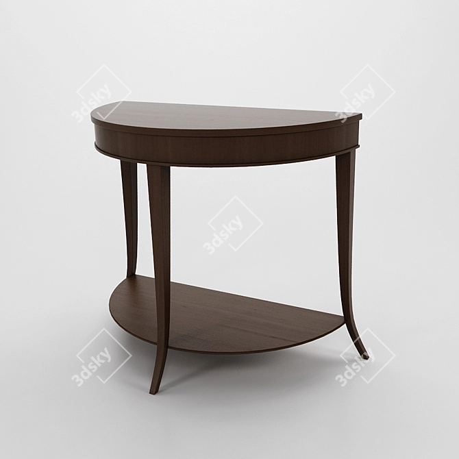 Baker Hampton  Accent Table 3D model image 2