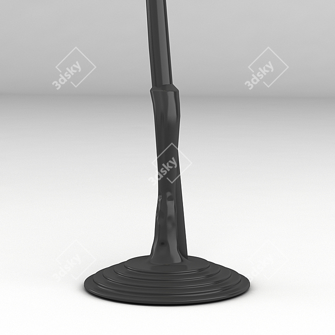 Elegant Foliage Floor Lamp 3D model image 2